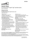 Faucet Stem, Fits American Brass®, Empire® and Tiger, and Other Faucets